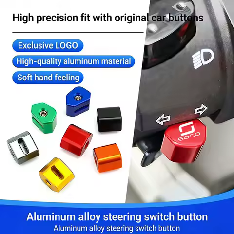 Motorcycle Switch Button Turn Signal Switch Key Cap Accessories For Super Soco CPx CUmini CUx TC Max