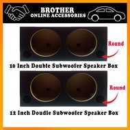 Car sub woofer box double subwoofer box single subwoofer box speaker box 10 inch 12 inch