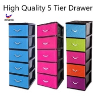 5 tier Plastic Drawer | Cabinet | Storage Cabinet | Drawer | Laci/Plastic Drawer Cabinet/Plastik Almari