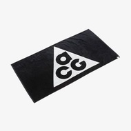 Nike ACG Towel 黑白色 黑色 雙面 三角 大Logo 純棉 毛巾 浴巾 大毛巾 FJ2366-012