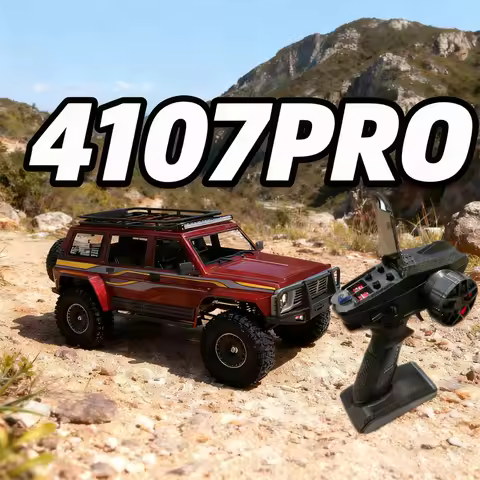 YK4107 Pro Brushless 1:10 Simulation Patrol RC Remote Control Brushless 4WD Differential Lock Climbi