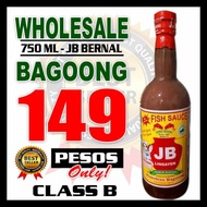 JB Boneless Bagoong 100% Authentic from Pangasinan ( 750ML-Fish Sauce )