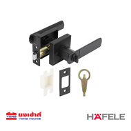 HAFELE ลูกบิดก้านโยก สีดำ รุ่น 489.10.733 489.10.741 489.10.737 489.10.745 มือจับก้านโยก ลูกบิดห้องท