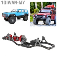 1qiwan-my VGEBY 313mm Wheelbase Prefixal Metal Chassis Frame Girder Carbon for Axial SCX10 1/10 RC C