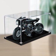 [Transparent Display Box] Acrylic Display Box Suitable for Lego 42155 Batman Motorcycle BATCYCLE Fig