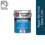 5L Nippon Paint EA4 Finish Gloss / Cat Epoxy Kilat / Cat Lantai / Heavy Duty Epoxy Paint