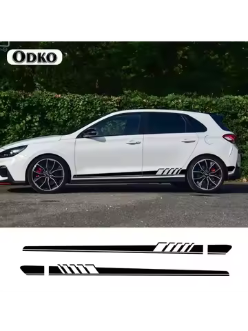 2Pcs Car Stickers For Hyundai Tucson i40 i30 i10 i20 IX35 IX20 Solaris Genesi GDi Car Tuning Accesso