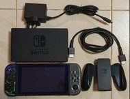 switch 1 早期序號XAJ70020,初版冇改機,主機連 joycon（眼見圖中配件冇盒）