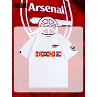 English Premier League Gunners Arsenal ARSENAL FC Short sleeved Fan Surrounding T-shirt Men's and Wo