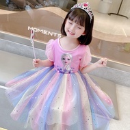 frozen/elsa dress 3color for kids