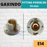 Fitting Keramik E12 & E14 Fitting Porselen Fiting Lampu Kecil E12 E14