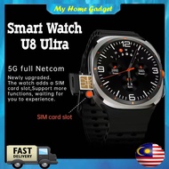 1.6 Inch AMOLED Display U8 Ultra 5G Cellular Card Smart Watch 3+32GB Wifi GPS Camera Bluetooth