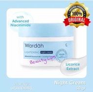 Wardah 1 Paket Lengkap Glowing Ori BPOM / Wardah Lightening Wardah Paket Siang Malam Day Cream 30gr &amp; NIght Cream 30g Paket Glowing Original 100%