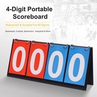 4 Digit Score Board Basketball Soccer Scoreboard for Basketball Football Badminton Volleyball