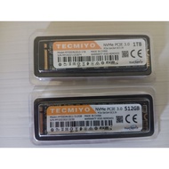 Tecmiyo Nvme Ssd 1tb, 512gb Internal Solid State Disk Drive Hard Disk For Laptop / Desktop