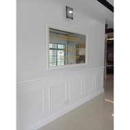 wainscoting pvc putih plain(ready stock)