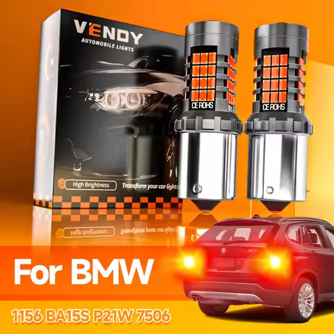 2x LED Brake Light Blub Lamp P21W BA15S For BMW E39 E61 X1 E84 F48 X3 F25 G01 F97 X6 E71 E72 Z3 Z4 C