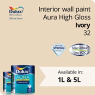 Dulux Stellar High Gloss Interior & Exterior Enamel Paint - Ivory 32