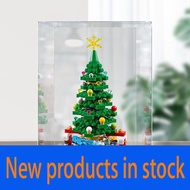 Acrylic Display Box Suitable for Lego 40338 Christmas Tree Figure Building Block Model Storage Box T