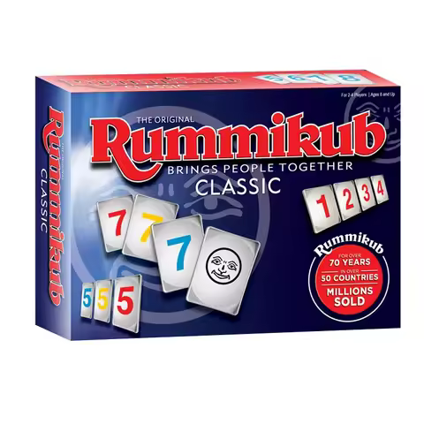 Unleash Fun and Creativity with The Classic Rami Tile Game – Rummikub Board Game Entertainment Set