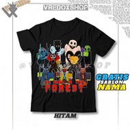 (Free Name) Children's Top T-shirt with 99 NIGHT IN THE FOREST Images ROBLOX 99 NIGHT THE DEER CULTI