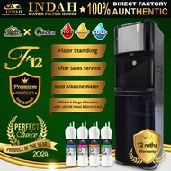 Midea Mild Alkaline Floor Standing Water Dispenser Hot Normal Cold F12 With INDAH 4 JAKIM Halal SIRIM  Water Filter