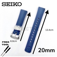 (Original) Seiko Blue Silicon Strap for SPB183J1 (20mm ) / R03E013J0