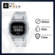 [100% Original G Shock] Casio G-Shock Men's Digital DW-5600SKE-7 White Resin Band Sport Watch (watch for man / jam tangan lelaki / g shock watch for men / g shock watch / men watch)