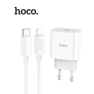 Bộ sạc nhanh PD30W Type-C dùng cho ip11/12promax/13/14promax Hoco C76 Pro/ C76A Pro PC + ABS chống