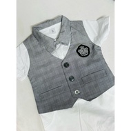 Boys Newborn Infant Baby Kids Romper Gentleman Bodysuit Outfit Clothing Baju bayi Handsome Boy