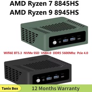 SZBOX AMD Ryzen 7 8845HS/Ryzen 9 8945HS Mini PC Wifi6E BT5.3 Windows 11 DDR5 5600Mhz Pcie 4.0 NVMe S