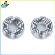 Electric Disc Brush with Roll Lock 2pcs Bristle Disc 2" 120 Grit Abrasive Brush Deburring Removal Di