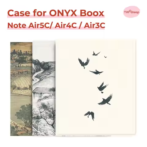 Chinese Style Magnetic Core Case suit for Boox Note Air5c Note Air4c Note Air3c Auto Wake Stand Slim