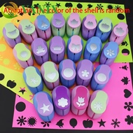 VANIX Flower Furador, Random Color 7*6*4cm DIY Paper Cut Puncher, Punches Maker Labor Saving Cutting