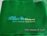 ผ้าสักหลาด  Blue Diamond สำหรับโต๊ะสนุกเกอร์ มีขนาด 5x10 ฟุต และ 6x12 ฟุต