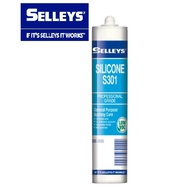 SELLEYS S301 Silicone Sealant 300g Silicon Glass Waterproof Seal Aquarium Wood Window Glue Gam Silik