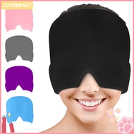 [Jm] Migraine Relief Cap Cooling Migraine Cap Migraine Relief Gel Ice Head Wrap – Reusable Hot Cold 