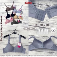 Lidily Bra H 2310, 2313 Cup B (34-42) 3 Hooks Smooth Thin Foam No Wire kzfz