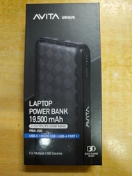 有貨 AVITA PBA-200 19500mAh 手提電腦 外置充電器 黑色 手提電腦 Laptop Notebook 外置充電器 尿袋 移動電源 Power Bank