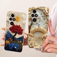 Camera Protection Cover For Honor 200 ELI-NX9 / Honor 200 Pro ELP-NX9 Casing Elegant Flower Daisy Pa