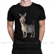 Fashion Shrek Men Clothing Donkey Eddie Murphy T-Shirt Summer O Neck Shirt Short Sleeve Plus Size