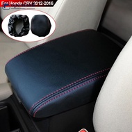 【OMALL】 1Pc Car Armrest Box Center Console Lid Armrest Cover Interior Accessories Microfiber Leather