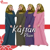 Kaftan Viral Kaftan Plain Baju Kafan by Rubaba {Free Size S to 5XL} Abaya kaftan jubah muslimah matrial Comocrepe