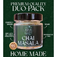 Aria Kitchen Premium Chai Masala Duo Pack Homemade Spice Blend 50g x2