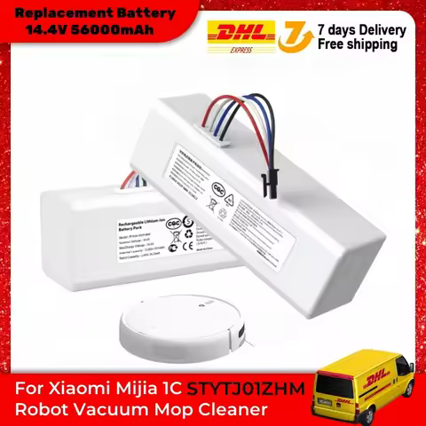 Aleaivy 14.4V 12800mAh P1904-4S2P-MM Battery For Xiaomi Mijia 1C STYTJ01ZHM Robot Vacuum Mop Cleaner
