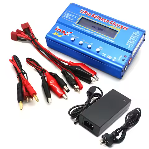 IMAX B6 80W Lipo Charger T/Tamiya/XT60 Plug For NiMh Li-ion Ni-Cd Lipo Battery Balance Discharger+12