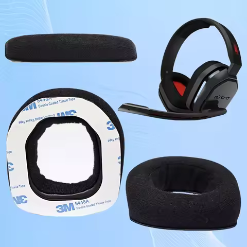 Replacement Ear Pads Cushions Headband for Logitech Astro A10 A30 A40 A50 Headphones Velvet Velour S