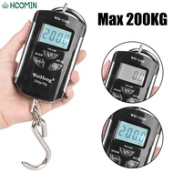 Heavy Duty Portable Electronic Weighing Scale Weight  200kg/100g Crane Scale Fishing Travel Hanging Hook Scales Backlight