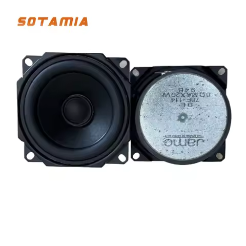 SOTAMIA 2Pcs 3 Inch Altavoz Portable Speakers 8 Ohm 20W HIFI Speaker Midrange Music Sound Home Audio