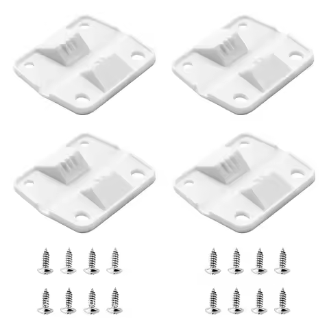 T19C For Coleman Cooler Hinge Replacement Kit- 4Pcs Durable Plastic Hinges With Screws